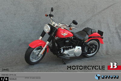 【現貨】ZYTOYS 16 模型 摩托車 重型機車 T-800  哈雷 肥仔 兵人 么托車