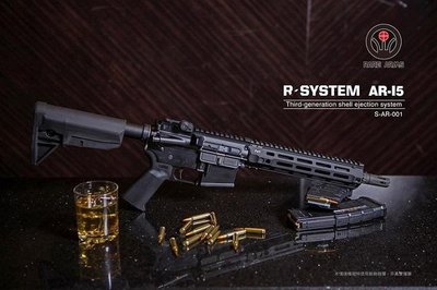 【BCS武器空間】Rare Arms AR-I5 GBBER第三代R-SYSTEM拋殼系統黑色-RAREARMSCL15