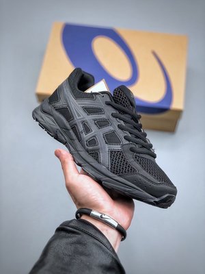 【風口潮流】ASICS GEL-CONTEND4 換震透氣耐磨男性慢跑鞋＊EU36~44。S30402