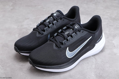 Nike Zoom Winflo 9 黑白 休閒運動跑鞋舒適 男女鞋 DD6203-001【ADIDAS x NIKE】