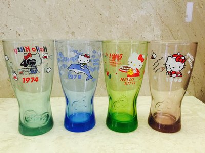 全新 7-11點數 Hello Kitty 40週年 經典玻璃曲線杯 玻璃杯 杯子彰化自取