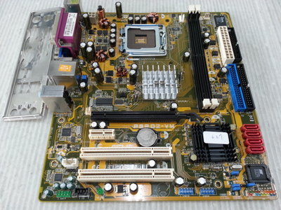 【 創憶電腦 】華碩ASUS P5RD2-VM DDR2 775腳位 主機板 附檔板 直購價 500元