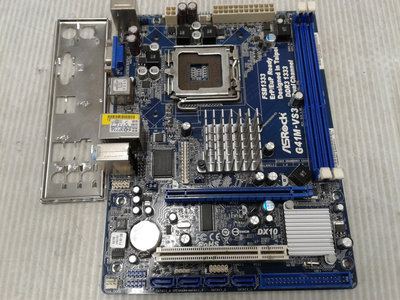【 創憶電腦 】 華擎 G41M-VS3 DDR3 775 腳位 主機板 附檔板 直購價 400元