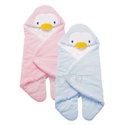 @企鵝寶貝@ 藍色企鵝 PUKU (秋冬)造型包巾 (P26324)