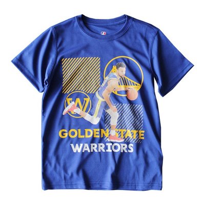 美版正品NBA 職籃短Ｔ 勇士 CURRY  最新款 青年版 春夏新款兒童勇士透氣T恤  NBA兒童短袖排汗T恤