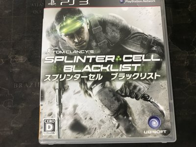 天空艾克斯 600免運 PS3 日版 縱橫諜海 黑名單 Splinter Cell Blacklist