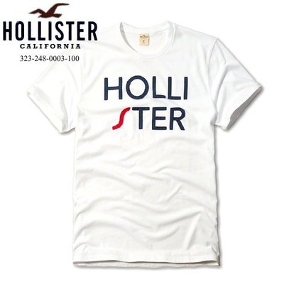 Hollister(HCO) 男生Applique Logo Graphic Tee短袖T恤