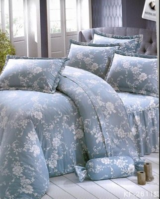 兩用被床包組四件式雙人尺寸-繁花舒夢-台灣製精梳棉 Homian 賀眠寢飾