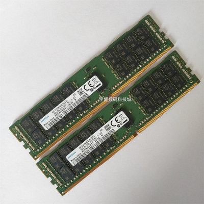三星M393A2G40EB1-CRC0Q 16G DDR4 2RX4 PC4-2400T ECC REG記憶體條
