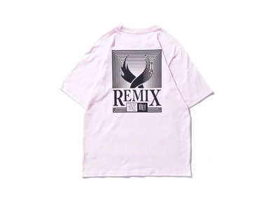 REMIX ’17 S/S REMIX GRATING TEE [ 粉紅 ] (非 Jordan Nike