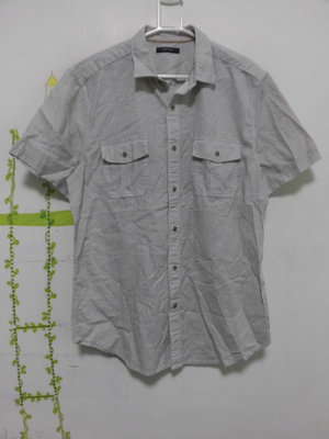 衣市藍~NAUTICA 短袖襯衫 (USA:M/EUR:L/MEX:L~) (240504) (衣26)
