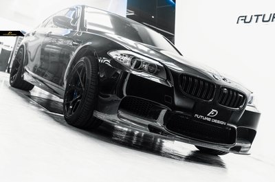【政銓企業有限公司】BMW F10 正 M5 專用 3D款 高品質 抽真空 全CARBON 卡夢 前下巴 免費安裝 現貨