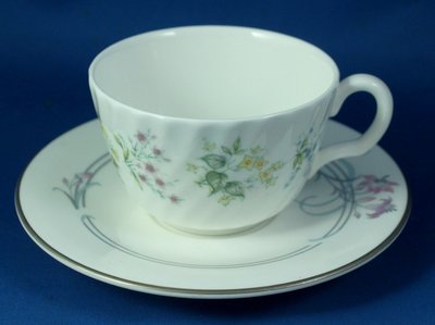 [美]英國百年名瓷MINTON骨瓷茶杯/咖啡杯二用杯盤組SPRING VALLEY+ALLEGRO