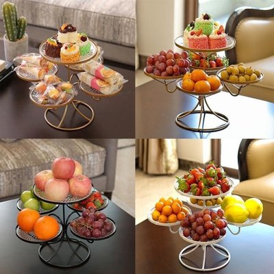 現貨熱銷-水果籃 水果盤客廳創意家用果盤茶幾糖果盤歐式CRD