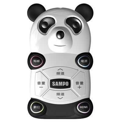 【元盟電器】SAMPO聲寶 RC-322ST 液晶電視學習型熊貓遙控器 其他廠牌電視皆適用