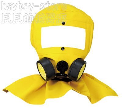 (安全衛生)噴漆專用防護頭巾/噴漆頭罩_PVC材質、附RC-203濾毒罐、PC鏡片_噴漆烤漆適用