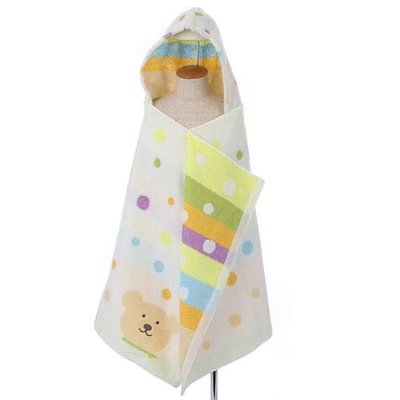 日本進口 彩虹熊 Rainbow Bear 圓點款 浴巾（預購）｜彩虹小屋日貨