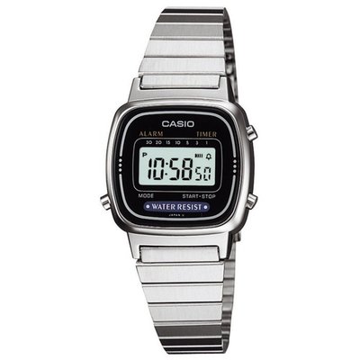 CASIO手錶公司貨 歷久不衰熱銷 LA670WD-1A 街頭潮流必備配件~LA-670 LA-680