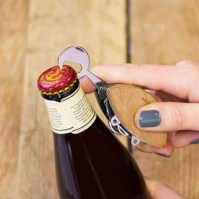 開瓶器美國kikkerland創意多功能螃蟹開罐瓶器鋸子螺絲剪刀套裝廚房工具開酒器