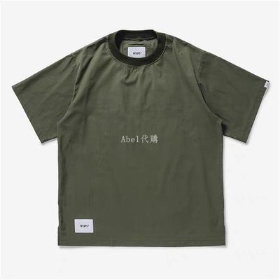 Abel代購潮牌折扣現貨WTAPS SMOCK SS COPO RIPSTOP COOLMAX圓領套頭短