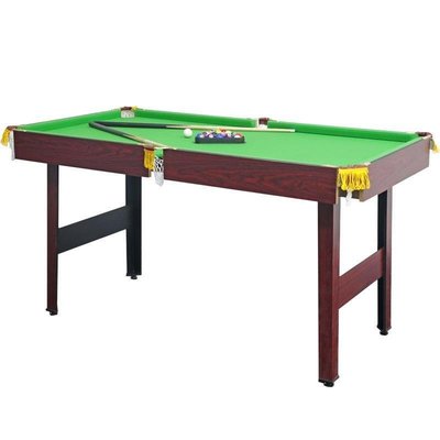 現貨-桌球臺家用室內臺球桌家用小型球案子折疊式室內桌球乒乓球二合一-簡約