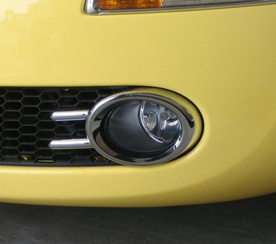 圓夢工廠 VW 福斯 Beetle 金龜車 2代 2005~2012 改裝 鍍鉻銀 前保桿 霧燈框 霧燈罩 質感飾貼