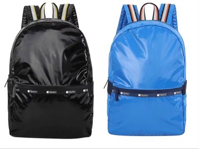 【MOMO全球購】LeSportsac 漆皮卡通背包雙肩包旅行背包3504