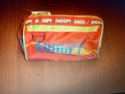 SNOOPY防水尼龍袋可當鉛筆盒化妝包17x9x13cm