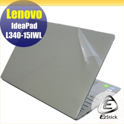 【Ezstick】Lenovo L340 15 IWL 二代透氣機身保護貼(含上蓋貼、鍵盤週圍貼)DIY 包膜