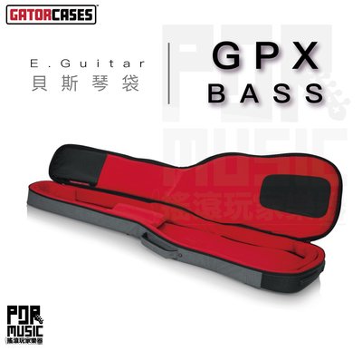 【搖滾玩家樂器】全新 免運｜ Gator Cases GPX-BASS | 吉他袋 電貝斯 琴袋 演出袋 BASS