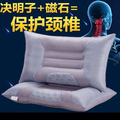 正品枕頭一只/一對裝正品枕套決明子枕芯成人單人
