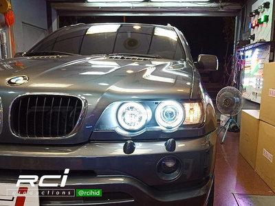 RCI HID LED專賣店 BMW X5 E53(98~02) 前期 進階版 高亮度CCFL 光圈魚眼大燈