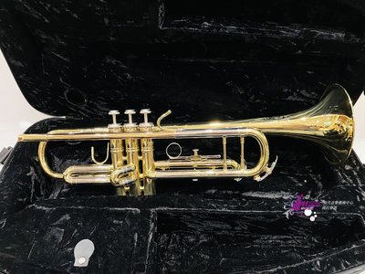 【現代樂器】已售出！85成新美國製 中古 Bach TR-305 金漆小號(小喇叭) TR305