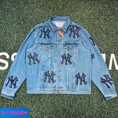 ❤小鹿臻選❤Supreme21FW New York Yankees Denim Jacket 揚基牛仔夾克