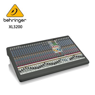 BEHRINGER XL3200專業級混音器(28個XENYX PRO麥克風前置放大器及4個立體聲線輸入)