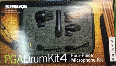 【金聲樂器】SHURE PGA Drum Kit 4 鼓組 收音 麥克風