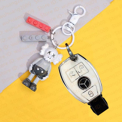 車之星~Benz賓士W205 W204 GLS GLC GLK W176 C300 CLA S400鑰匙套 鑰匙保護殼 鑰匙圈扣