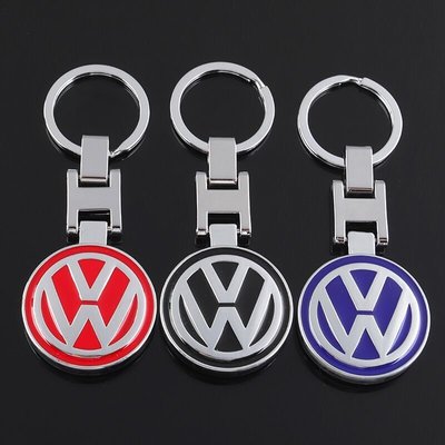 福斯 Volkswagen 高品質徽標鑰匙扣汽車鑰匙圈不銹鋼金屬 3D