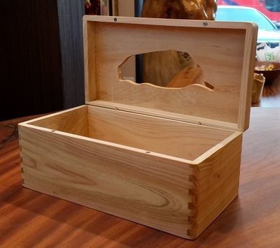 【原味手工家具】台灣檜木面紙盒-台南 原木 家具
