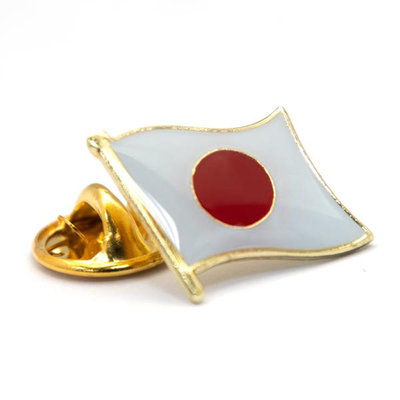 【A-ONE】Japan 日本 國家胸針 國家飾品 愛國 國旗別針 辨識 西裝 時尚