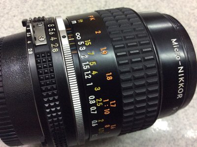 [保固一年] 明豐相機 ]  Nikon NIKKOR AiS 55mm F2.8 Micro 定焦 人像 手動鏡 微距
