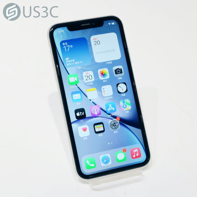 【US3C-青海店】【一元起標】台灣公司貨 Apple iPhone XR 128G 白色 6.1吋 Retina 顯示器 Face ID 二手手機