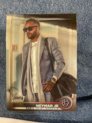 NEYMAR JR 2023 Topps chrome stadium club base Paris Saint-Germain