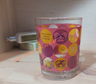 艾路貓 AIROU 玻璃杯  日版 2011 一番賞 日本製 魔物獵人 艾露貓水杯 果汁杯