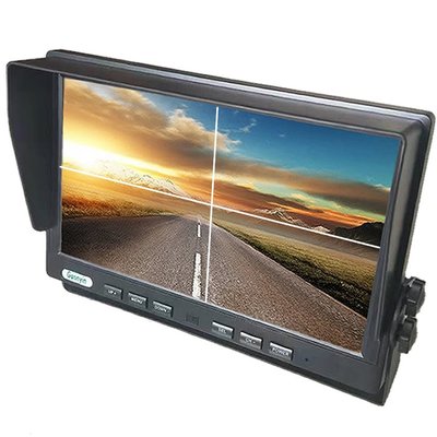 10.1吋AHD1080P高清屏幕硬碟錄像顯示器帶SD卡/貨車工程車盲區監控/有二分割/四分割/六分割/八分割機種可選