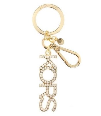美國代購 MICHAEL Michael Kors 金屬字母造型鑰匙圈吊飾 現貨 聖誕禮物