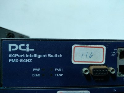 150（3C）PCI FMX-24NZ Intelligent Switch 智慧型交換器 分享器 網管 正常 品相如圖（2）