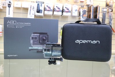 【日產旗艦】Apeman A80 運動攝影機 4K 縮時攝影 迴圈錄影 行車紀錄器 防水運動相機 公司貨