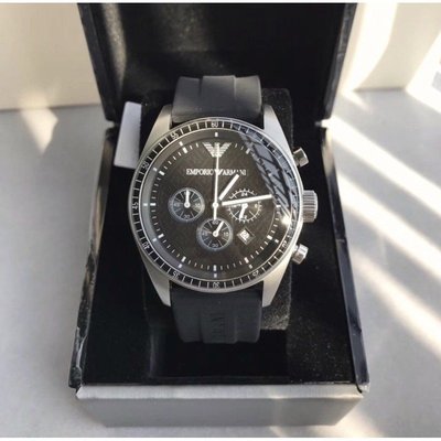 ARMANI 亞曼尼手錶AR0527炫酷運動版矽膠錶帶男士手錶/保固/免運男款膠帶手錶