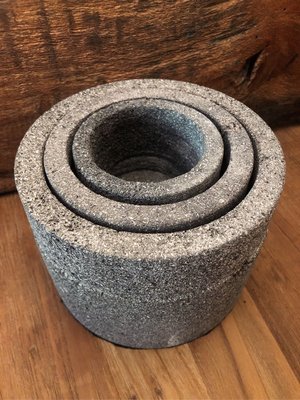 火山石收納罐 (組)- Cylinder Bowl Set